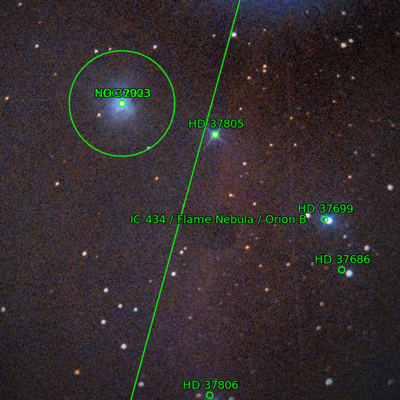 Annotation around NGC7006