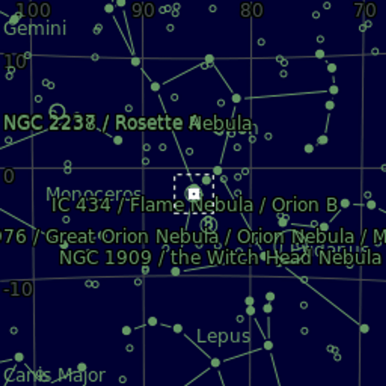 Star map of NGC7006