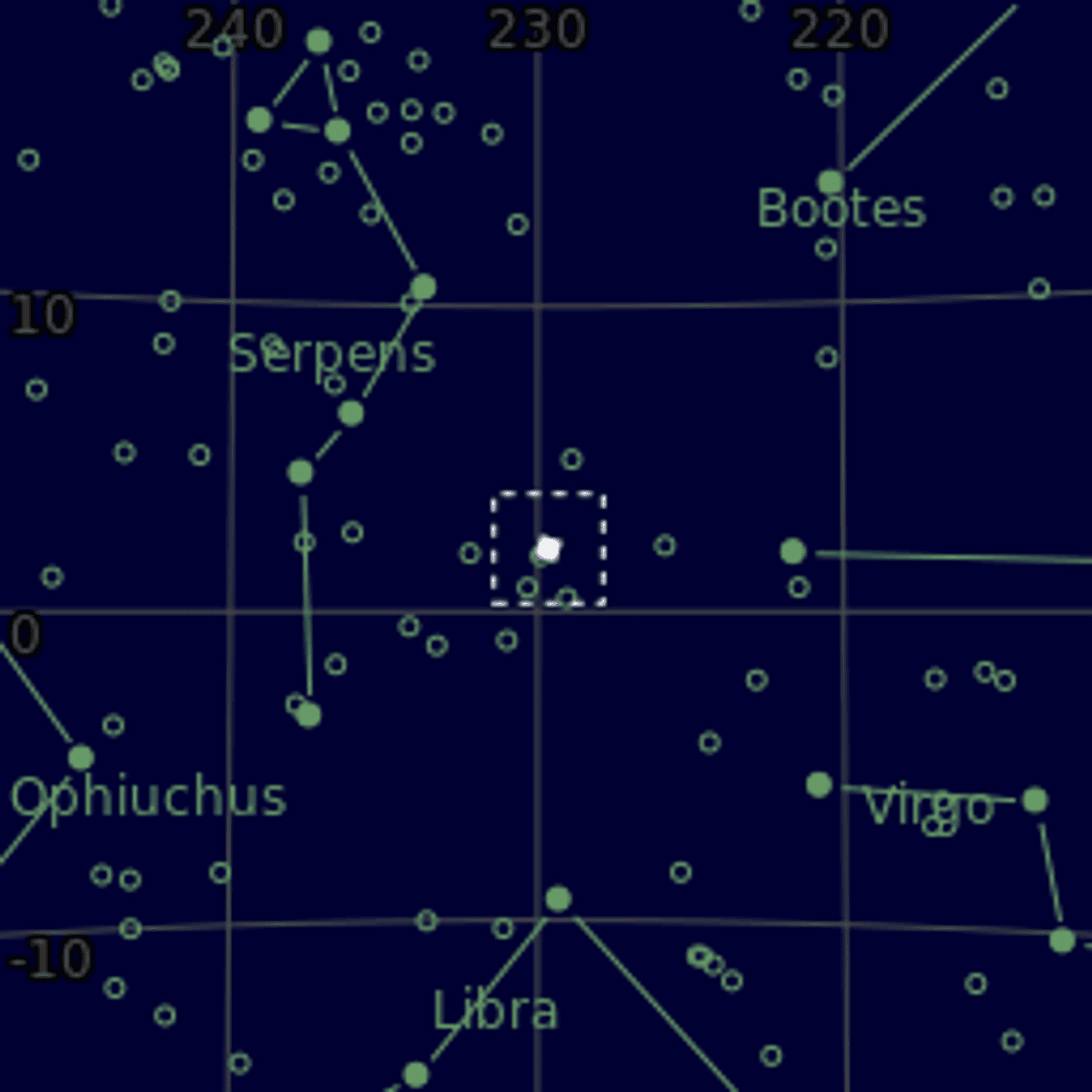 Star map of M5