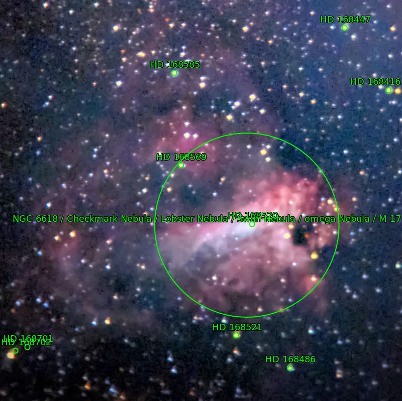 Annotation around M17