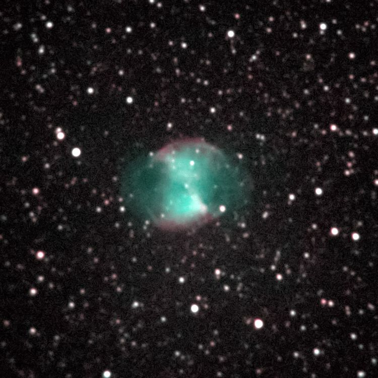 M27 captured through a telescope eyepiece using a smartphone camera - Afocal Astrophotography