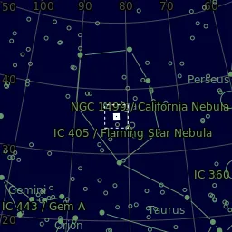 Star map of M38