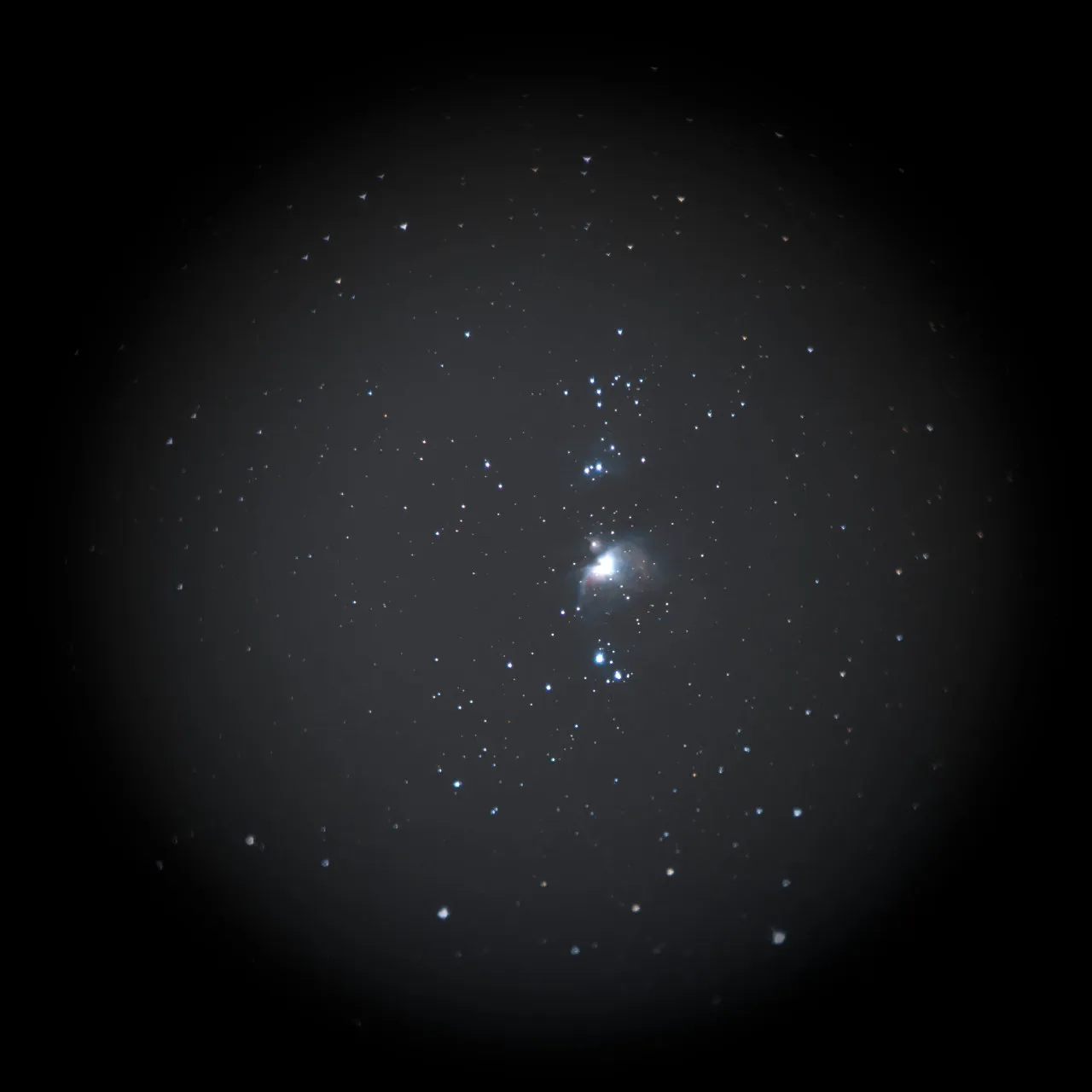 SAKURA🌸Kirschblüte撮影：スマホコリメート法によるM42オリオン大星雲 (License: AI Learnable)