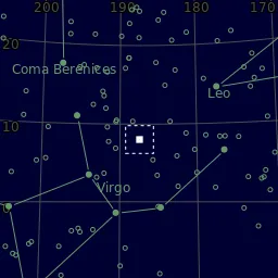 Star map of M49