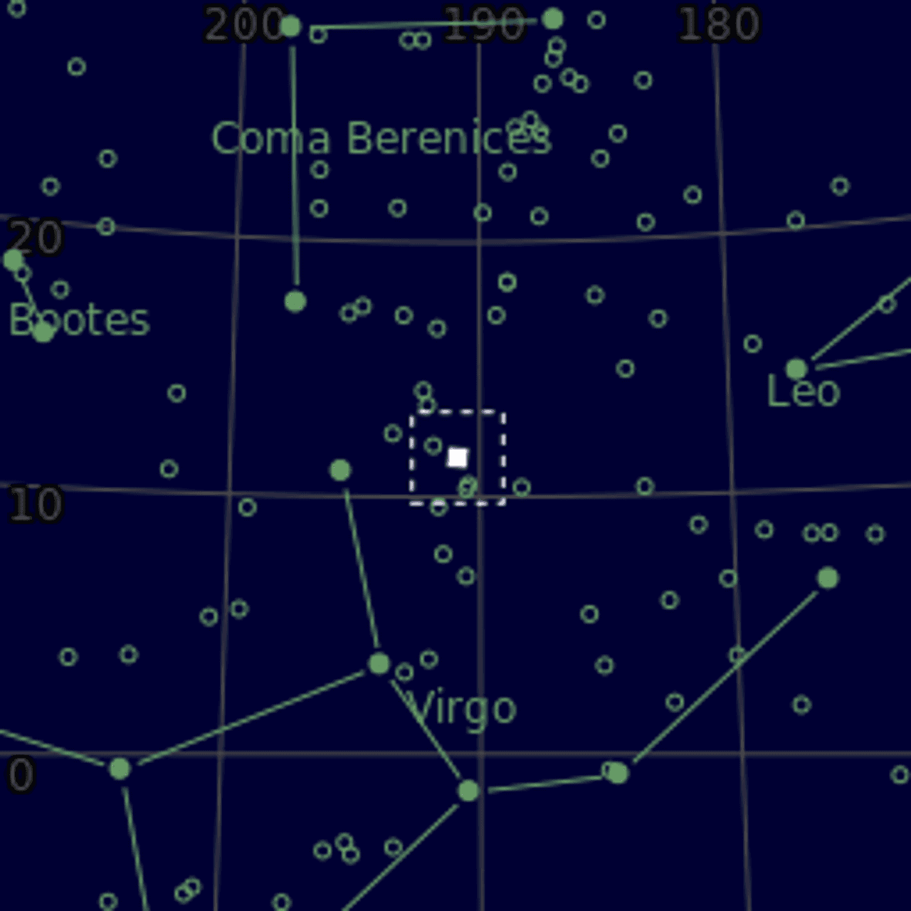 Star map of M60