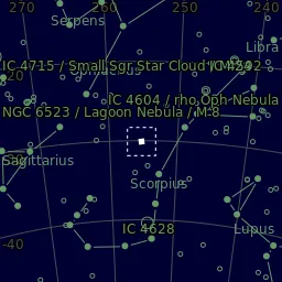 Star map of M621