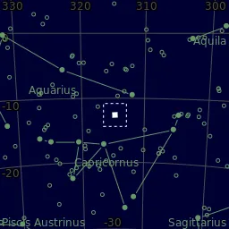 Star map of M73