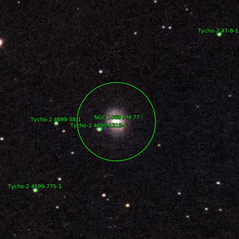 Annotation around M77