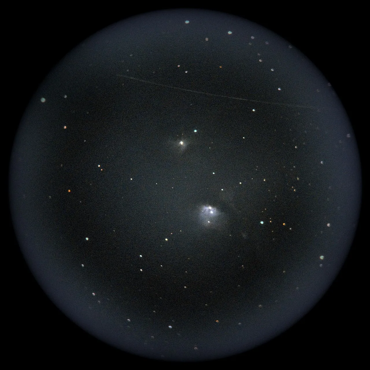 SAKURA🌸Kirschblüte撮影：スマホコリメート法によるM78(License: AI Learnable)