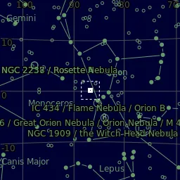 Star map of M78(data-nosnippet)