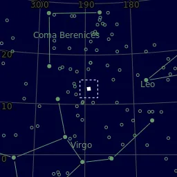 Star map of M90