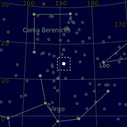 Star map of M91