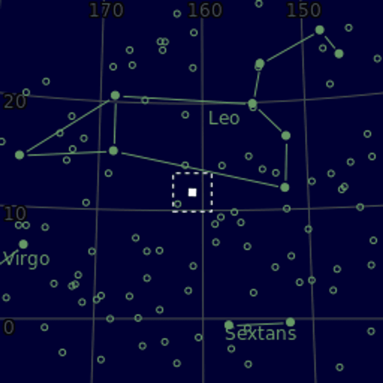 Star map of M95