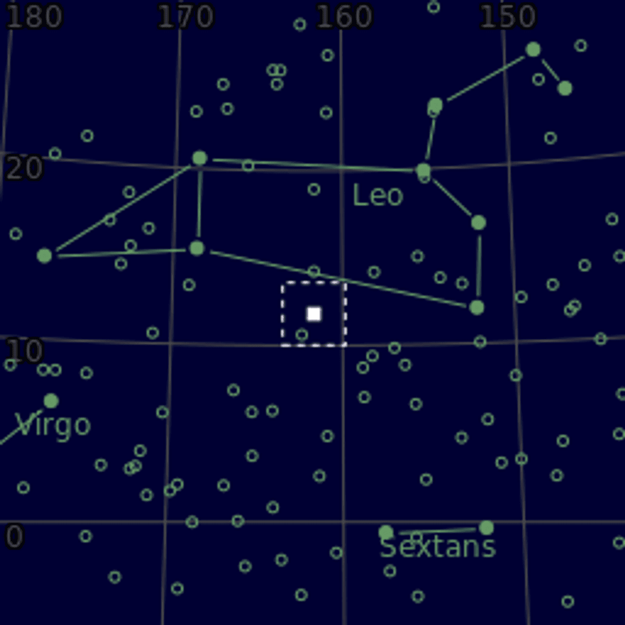 Star map of M96
