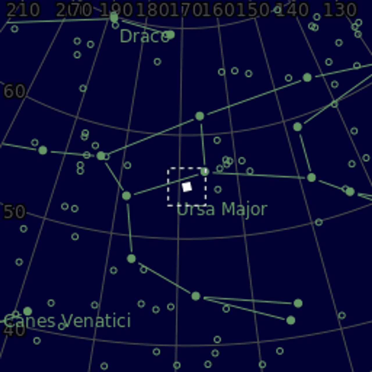 Star map of M97