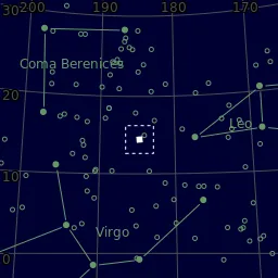 Star map of M99