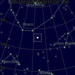 Star map of M102