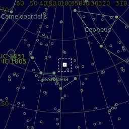 Star map of NGC0133_NGC0146