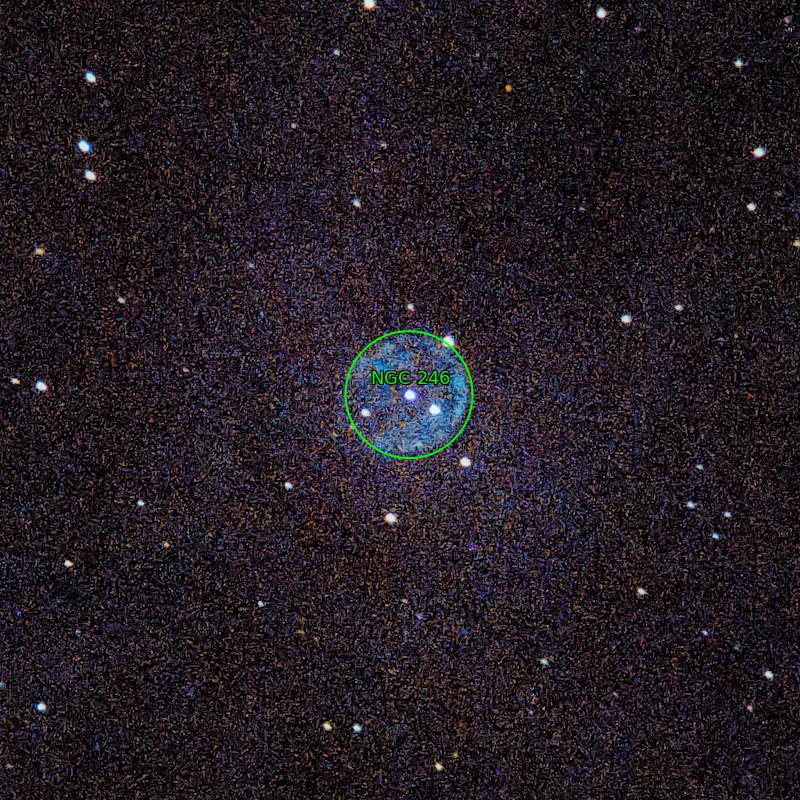 Annotation around NGC246