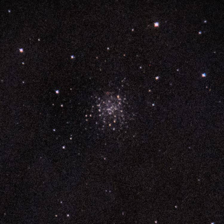 NGC288 captured through a telescope eyepiece using a smartphone camera - Afocal Astrophotography