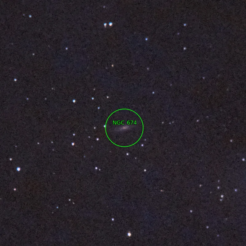 Annotation around NGC697