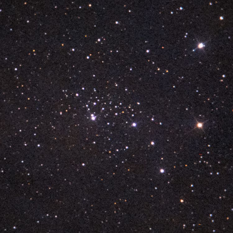 NGC957 captured through a telescope eyepiece using a smartphone camera - Afocal Astrophotography