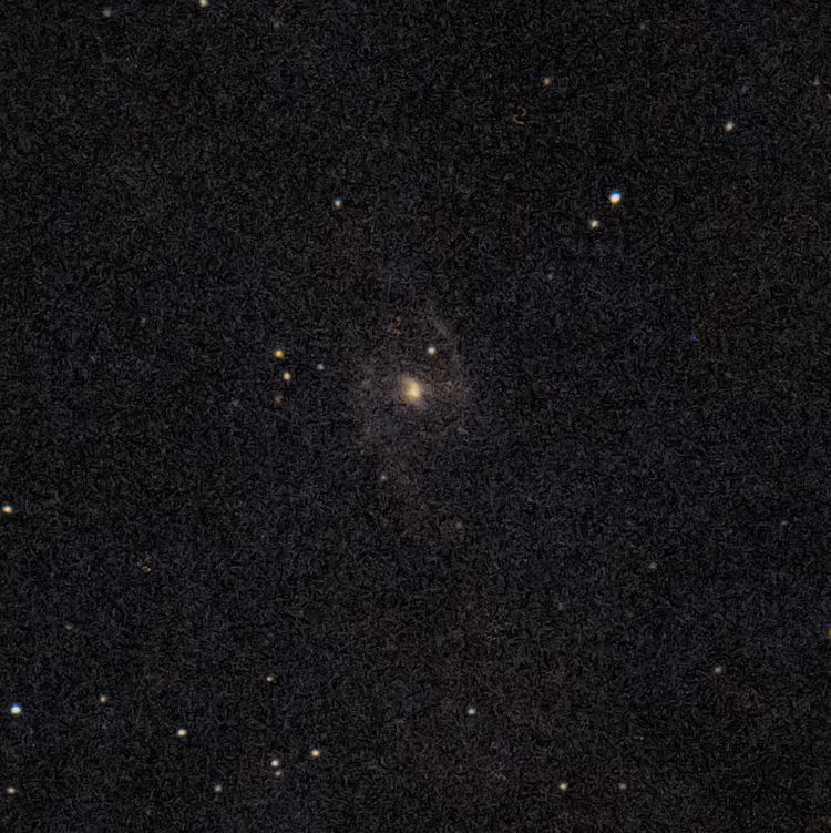 NGC1365 captured through a telescope eyepiece using a smartphone camera - Afocal Astrophotography