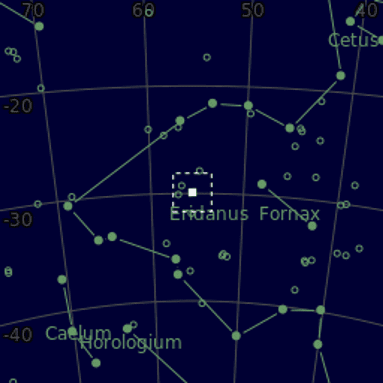 Star map of NGC1425
