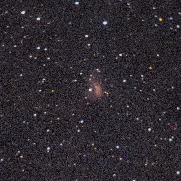 NGC1491 captured through a telescope eyepiece using a smartphone camera - Afocal Astrophotography