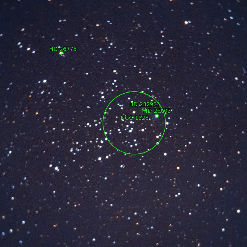 Annotation around NGC1528