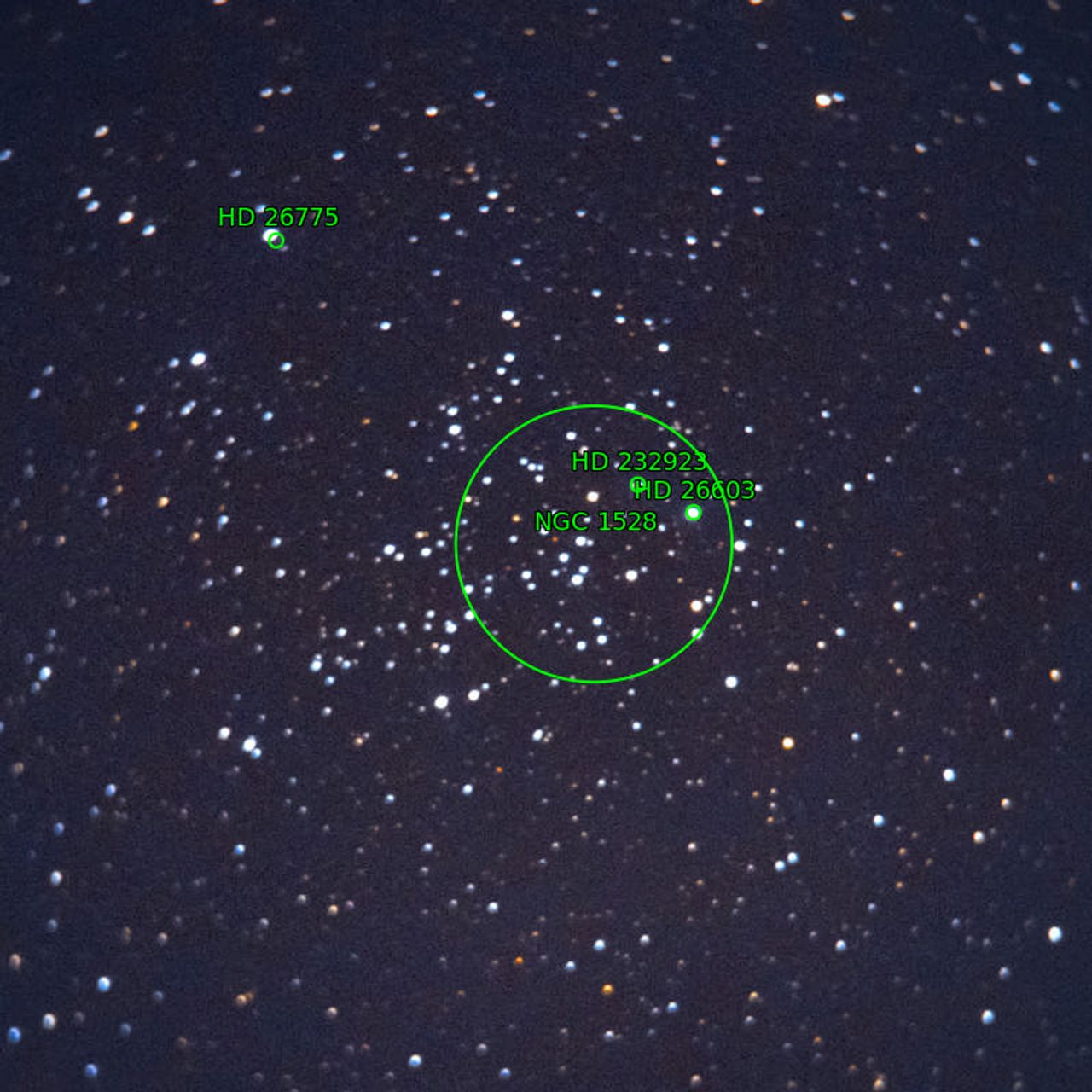 Annotation around NGC1528