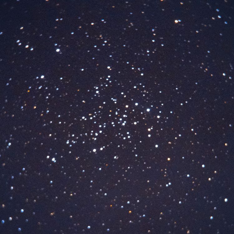 NGC1528 captured through a telescope eyepiece using a smartphone camera - Afocal Astrophotography