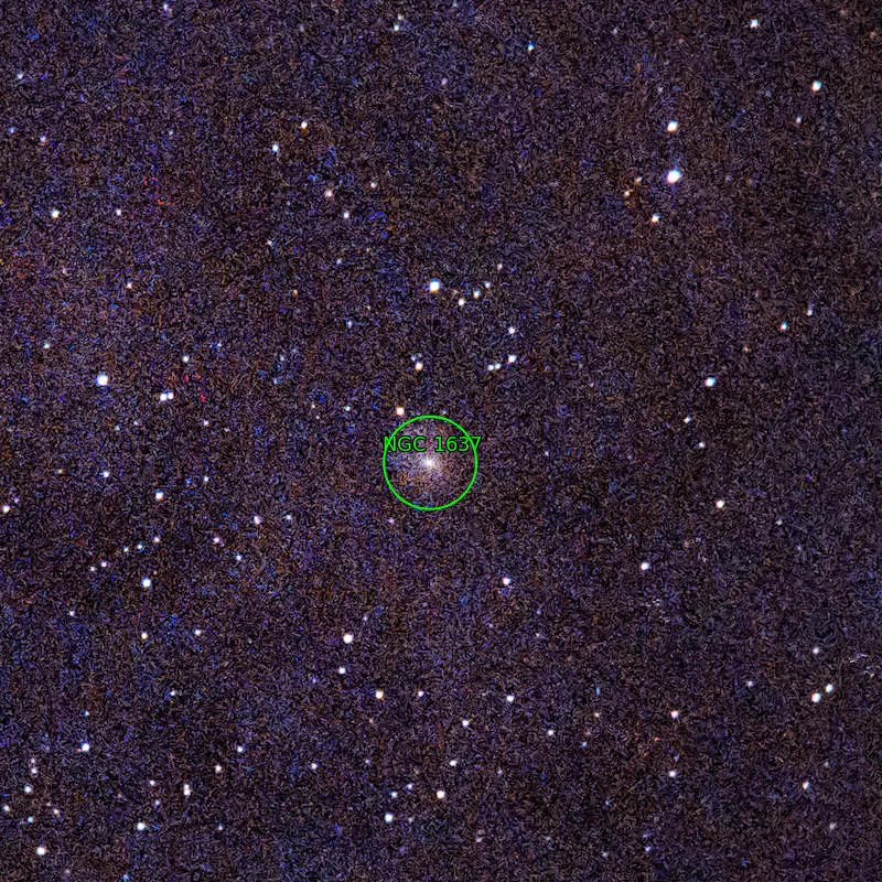 Annotation around NGC1637