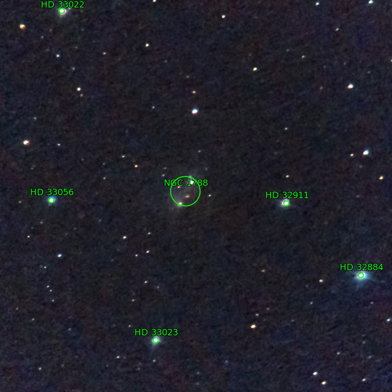 Annotation around NGC1788