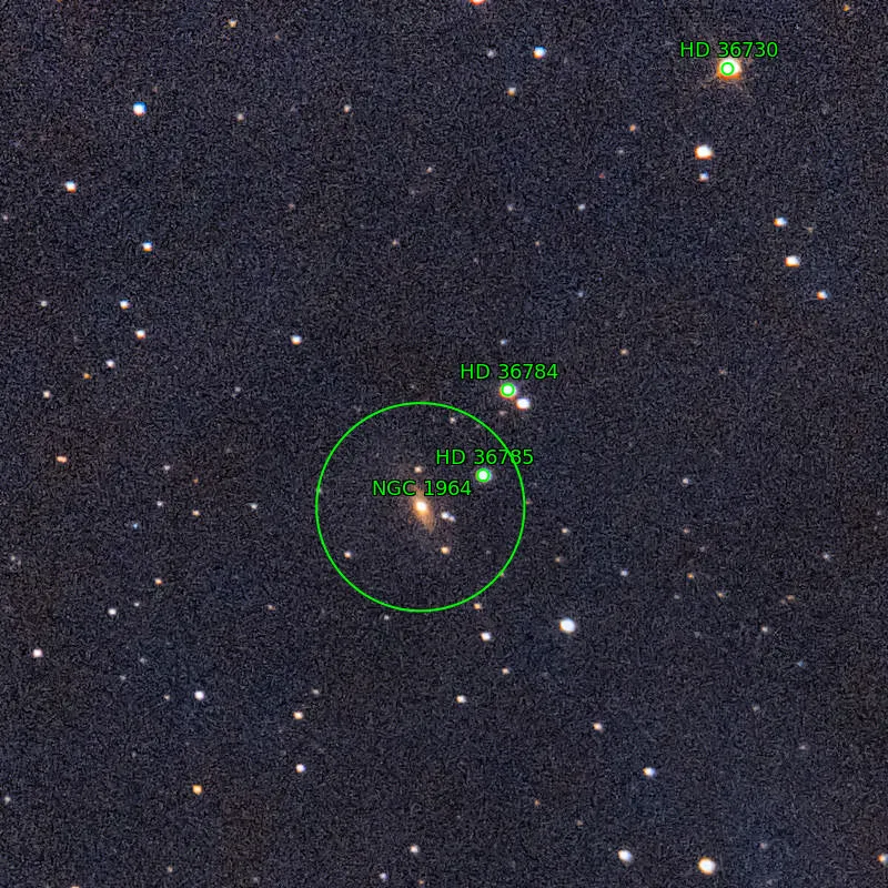 Annotation around NGC1964