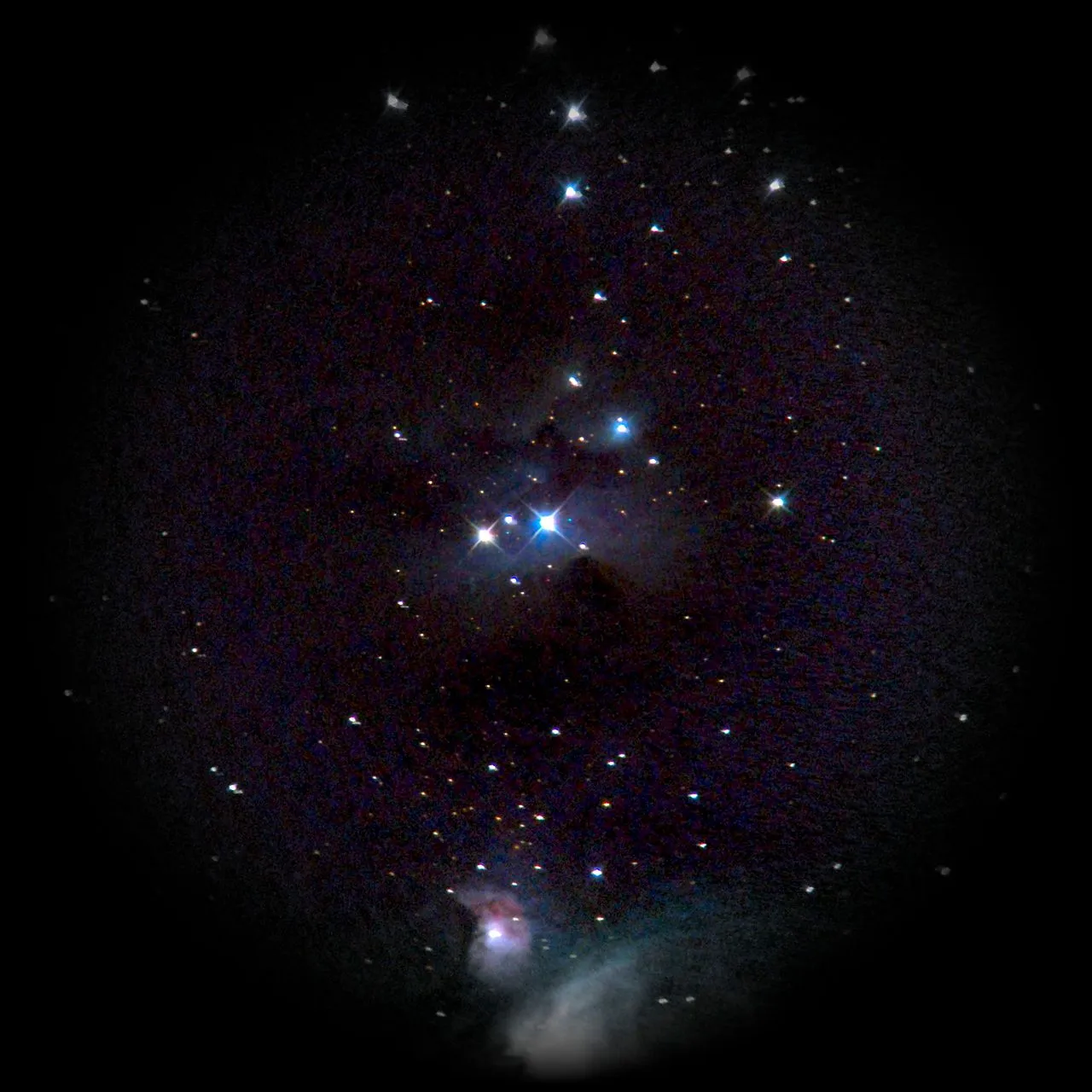 SAKURA🌸Kirschblüte撮影：スマホコリメート法によるNGC1975(License: AI Learnable)