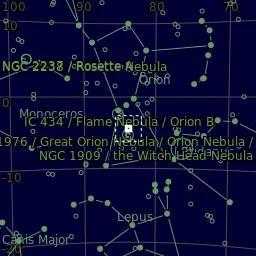 Star map of NGC1981(data-nosnippet)