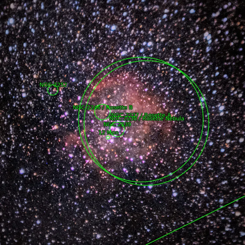 Annotation around NGC2137-9