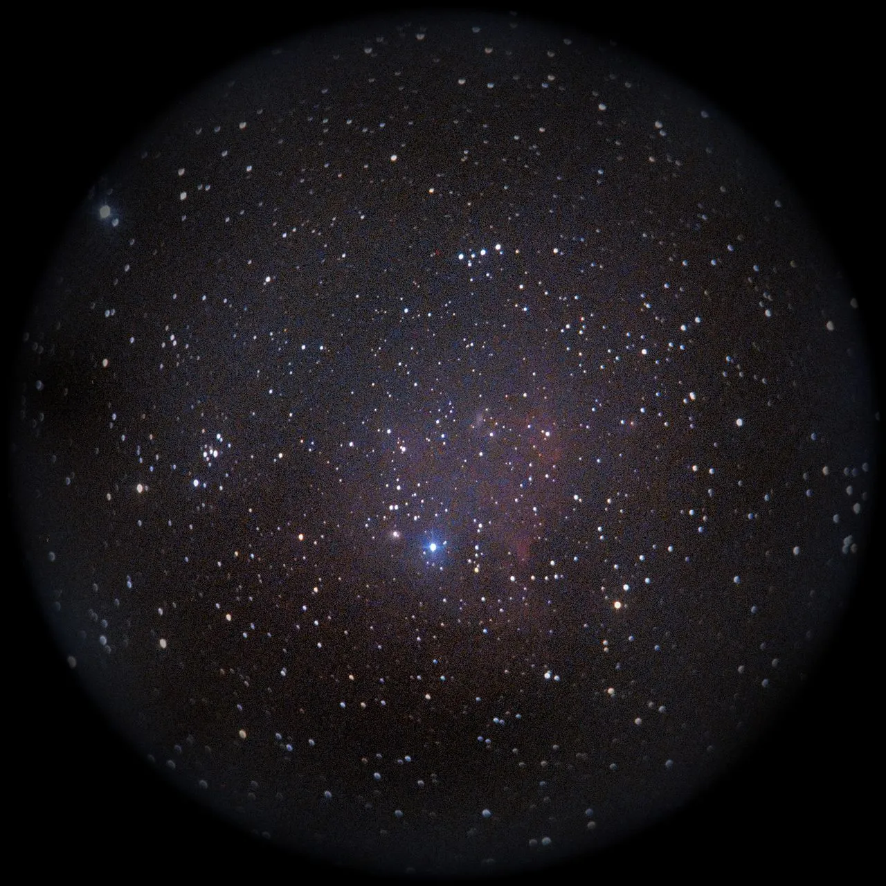 SAKURA🌸Kirschblüte撮影：スマホコリメート法によるNGC2174 (License: AI Learnable)