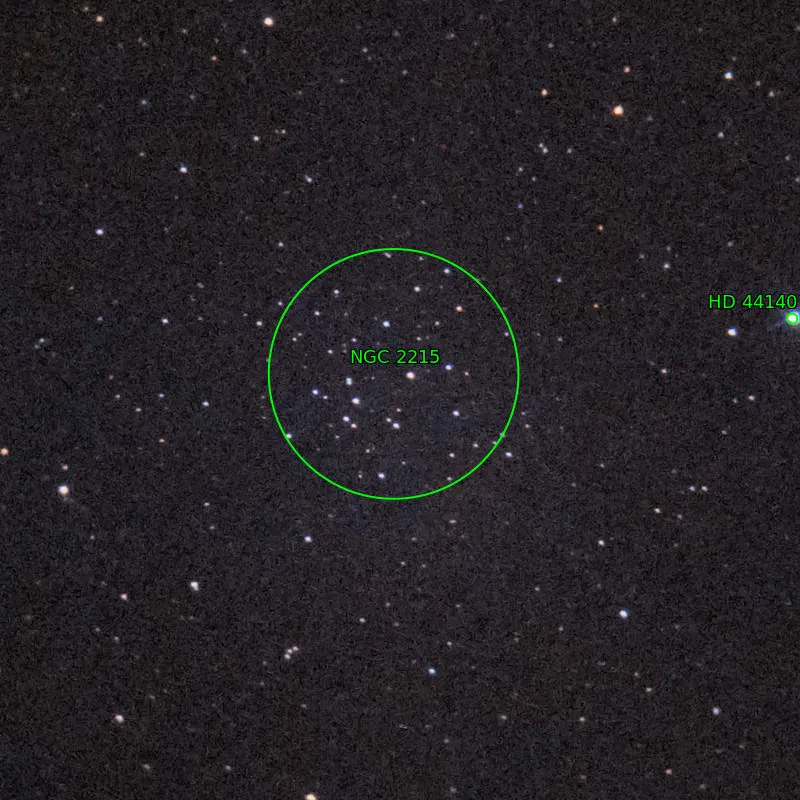 Annotation around NGC2215