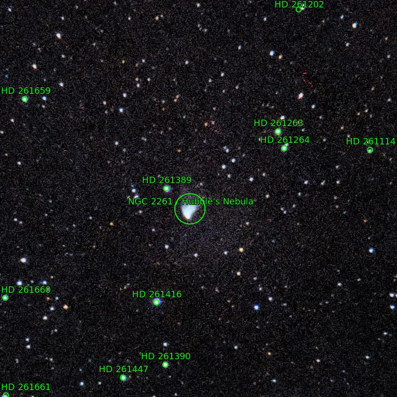 Annotation around NGC2261