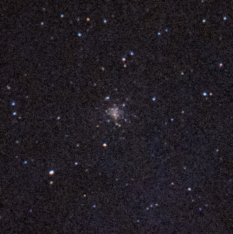 NGC2298 captured through a telescope eyepiece using a smartphone camera - Afocal Astrophotography