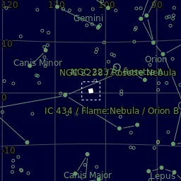 Star map of NGC2301