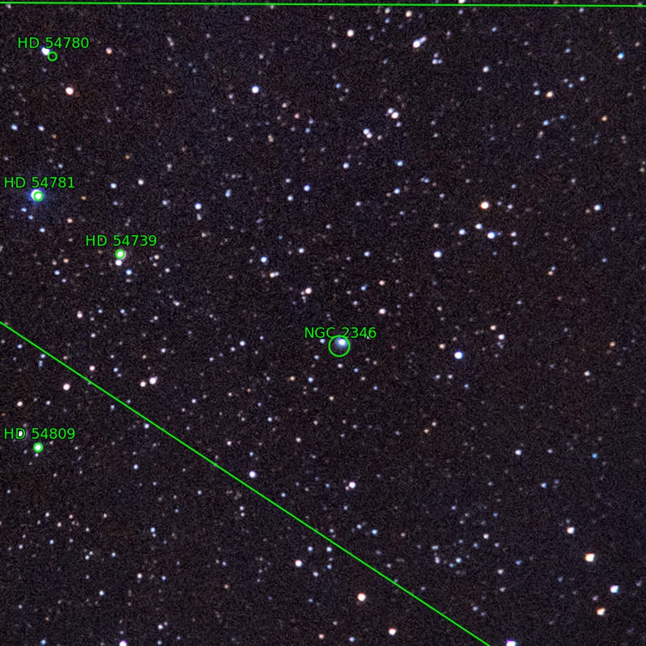 Annotation around NGC2346