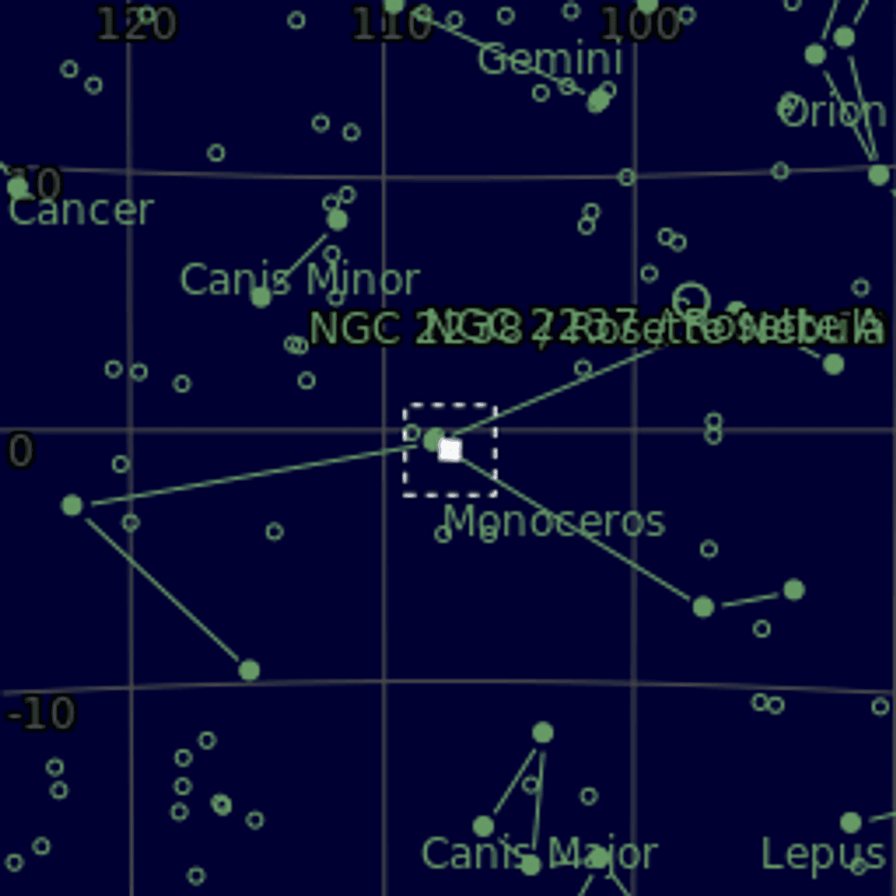 Star map of NGC2346
