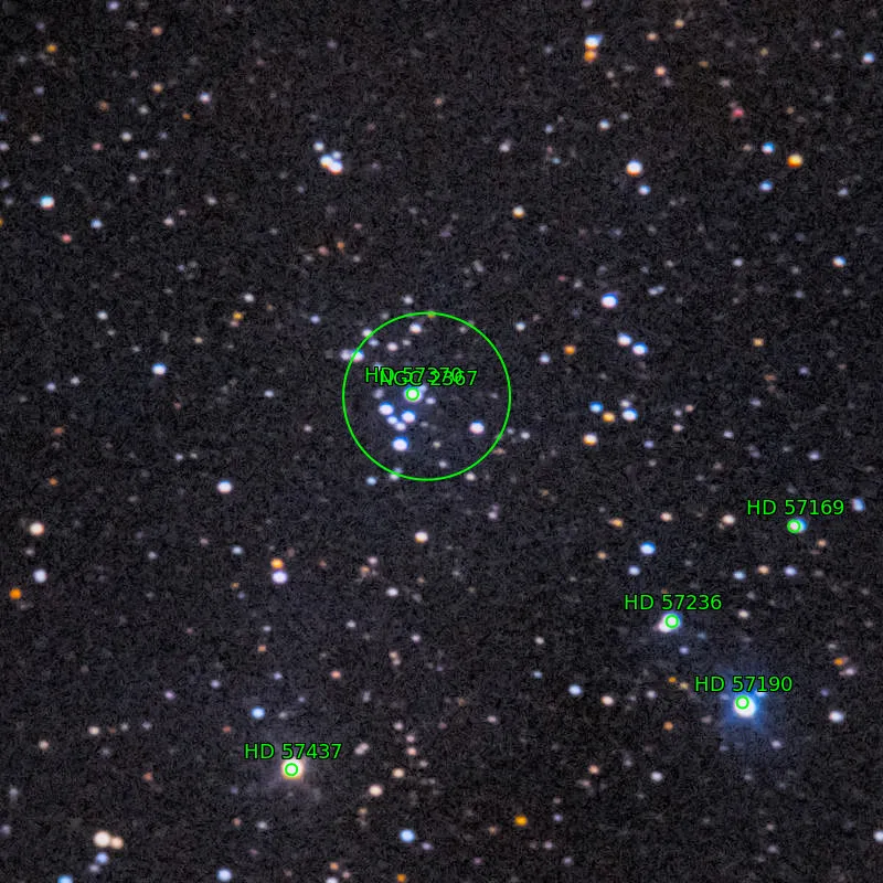 Annotation around NGC2367