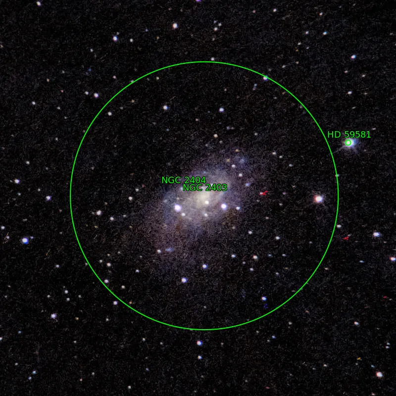 Annotation around NGC2403