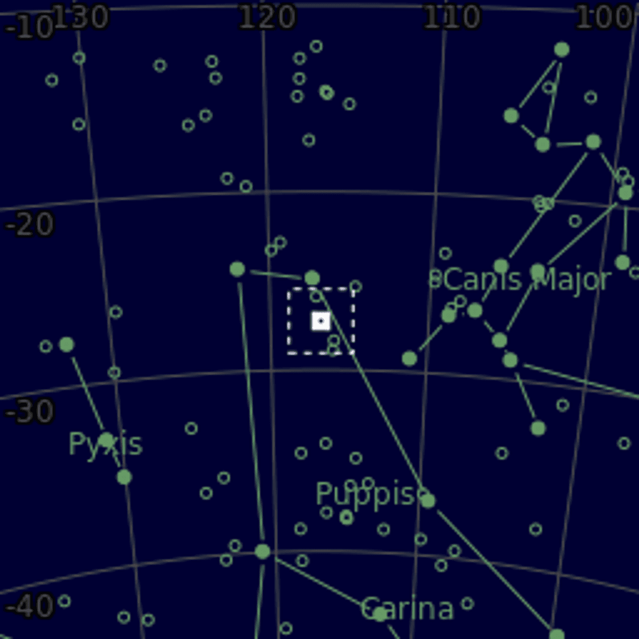 Star map of NGC2453_NGC2452