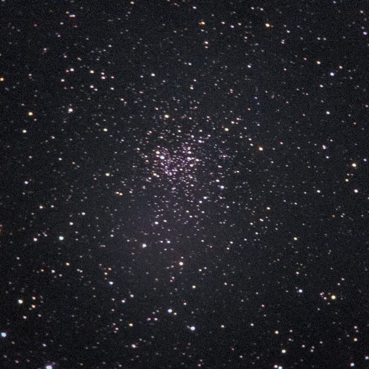 NGC2506 captured through a telescope eyepiece using a smartphone camera - Afocal Astrophotography