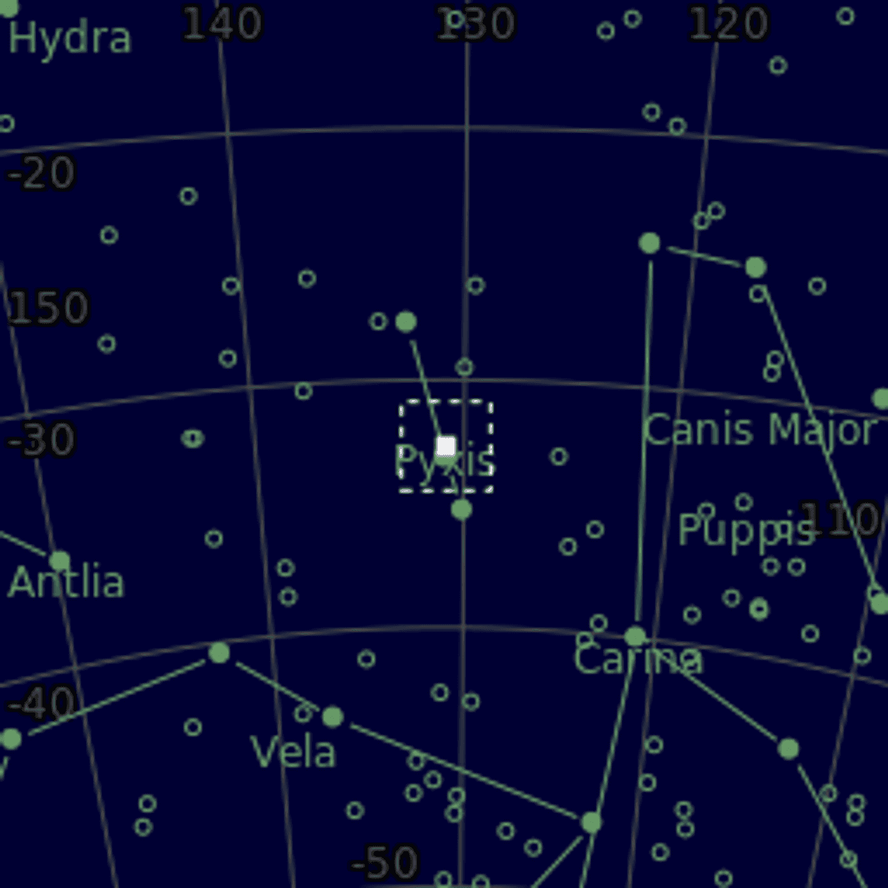Star map of NGC2658